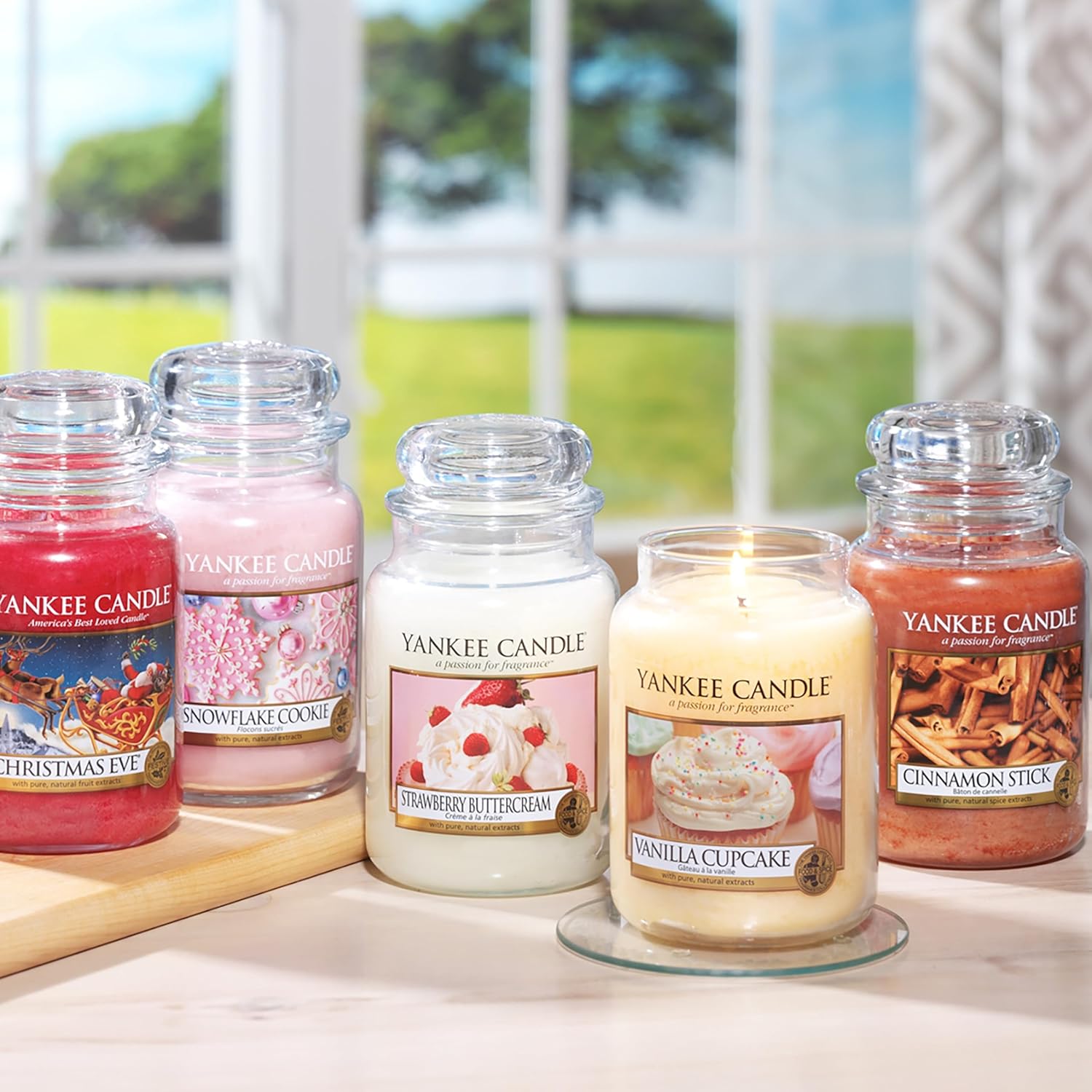 Thumbnail 7 de Yankee Candle Snowflake Cookie Vela Rosa, Frasco Grande 🕯