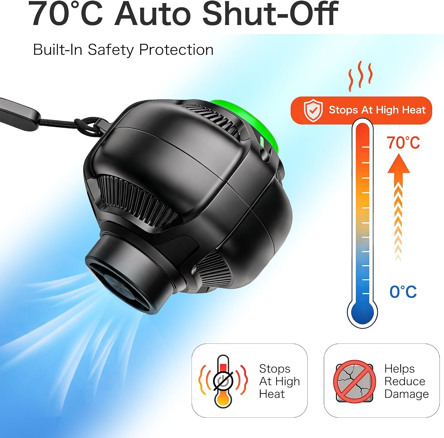 Thumbnail 6 de Origem Mini Pompa per Materasso Gonfiabile — 30 g, USB-C, gonfiaggio rapido