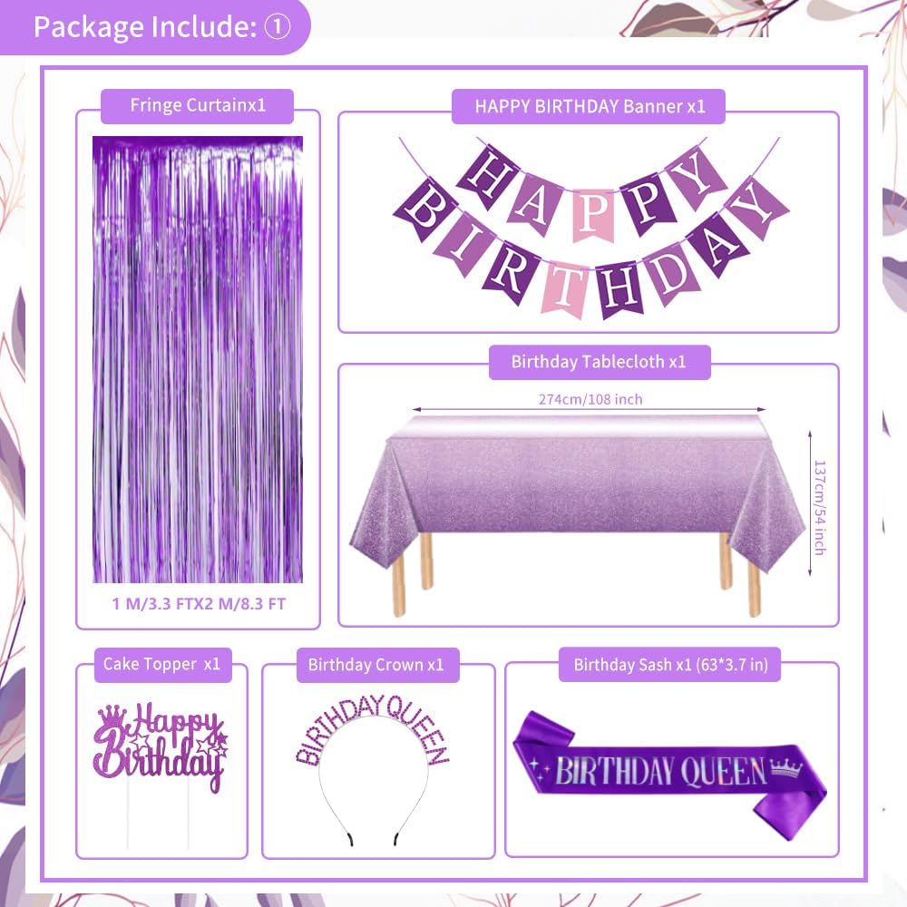 Thumbnail 2 de Birthday decorations set with 16 foot balloon chain