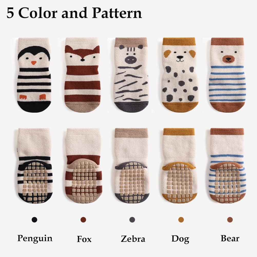 Thumbnail 2 de Exemaba Baby Socks with Grips Winter 5 Pairs