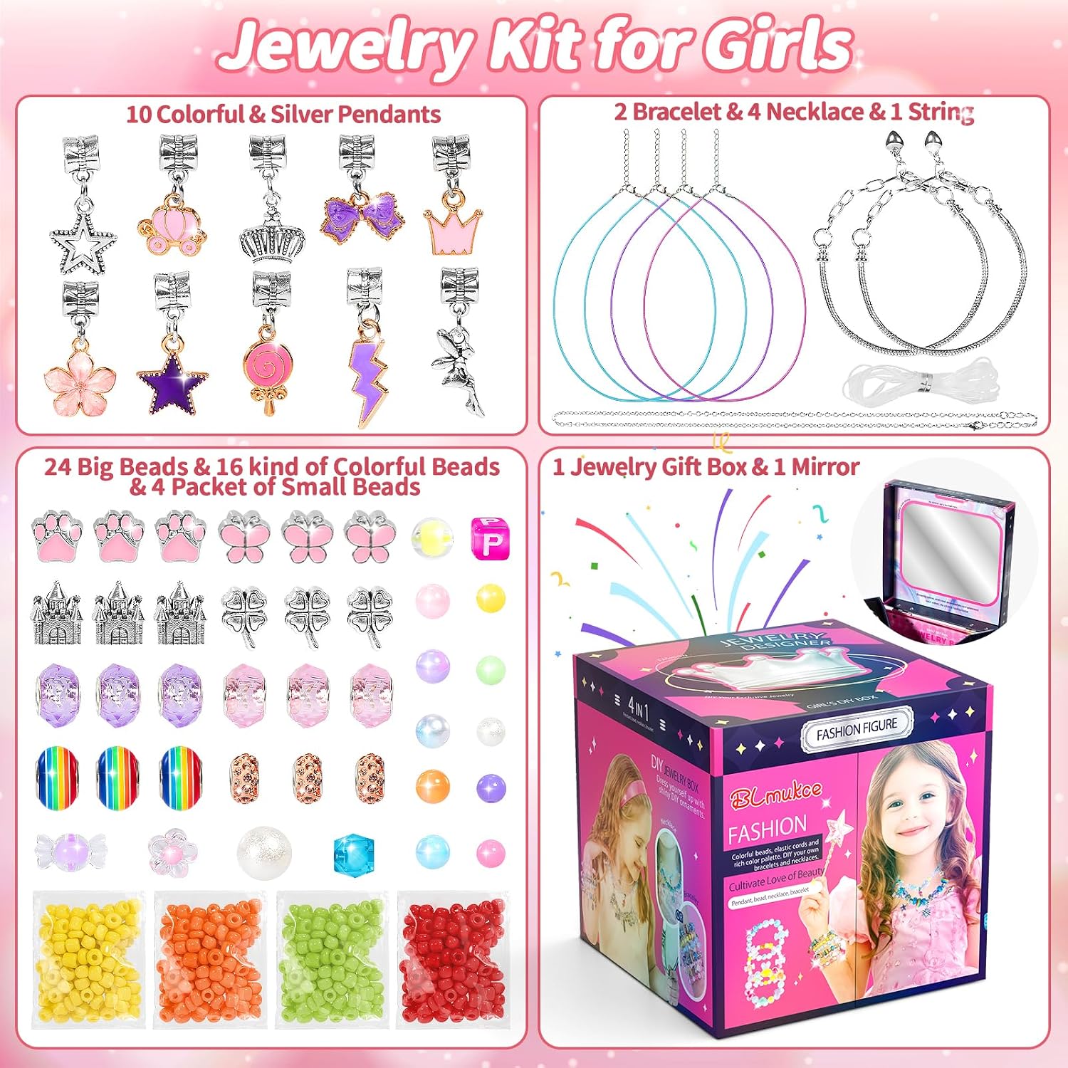 Thumbnail 4 de BLmukce Kit de création de bijoux pour enfants