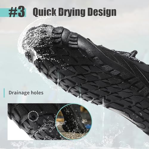 Thumbnail 3 de Hanani Barefoot Water Shoes: Unisex Quick-Dry Aqua Shoes for Beach, Swim and More