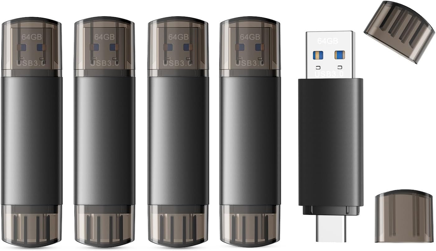 Thumbnail 6 de JOIOT 128GB USB C Dual USB 3.0 Flash Drive (USB-C + USB-A) – 2-in-1 Portable Thumb Drive