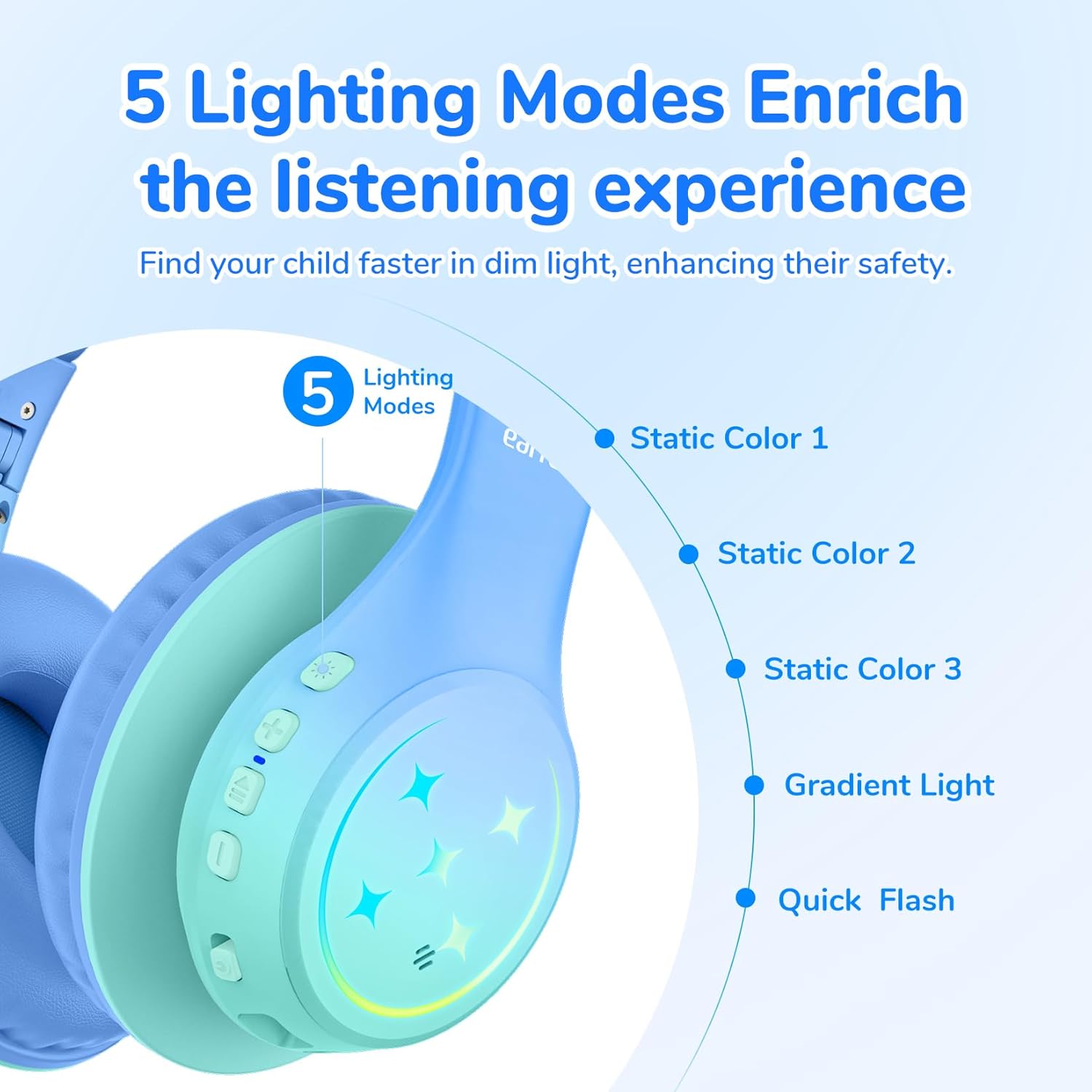 Thumbnail 2 de EarFun Kids Bluetooth Headphones 90H