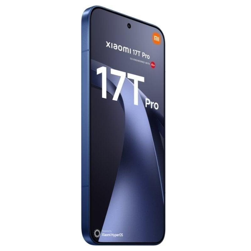 Detalle de Xiaomi 17T Pro 5G 12GB 1TB – Azul Oscuro: potencia fotográfica y autonomía para creadores