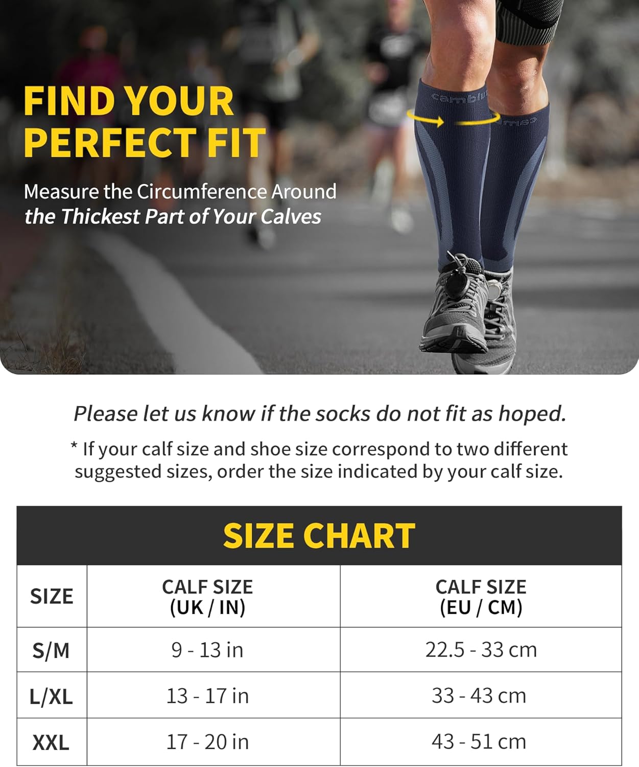 Detalle 2 de CAMBIVO 2 Pairs Calf Compression Sleeve Review