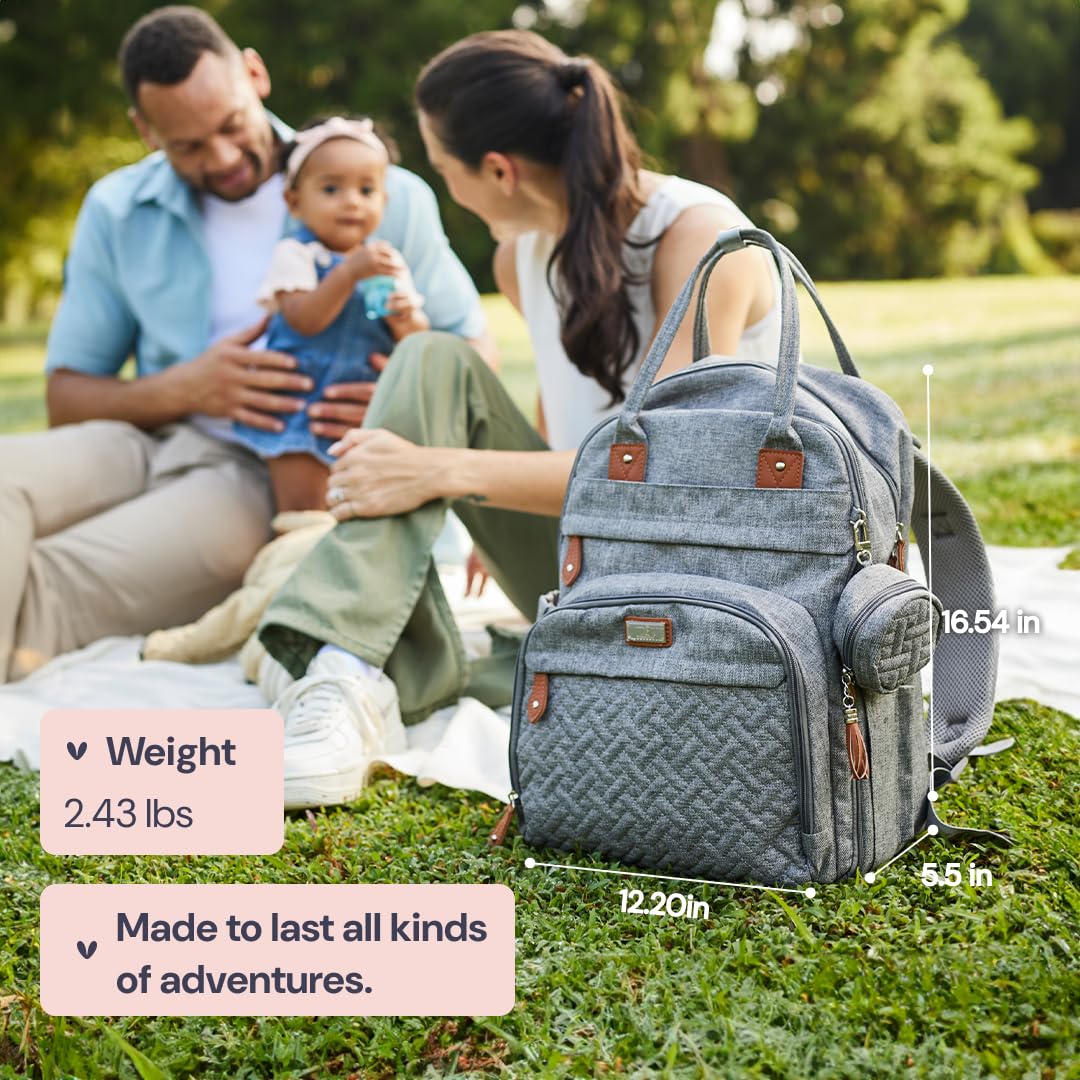 Thumbnail 5 de BabbleRoo Diaper Bag Backpack 26L