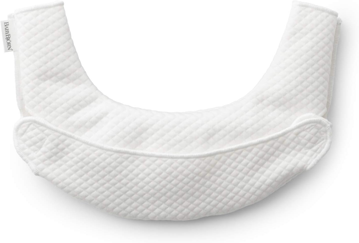 Detalle de BabyBjörn Teething Bib for Baby Carrier One, White