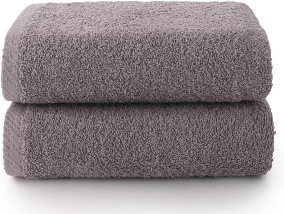 Detalle de Top Towel 3040075 – 2 ręczniki bidetowe z bawełny, 30 × 50 cm, szare