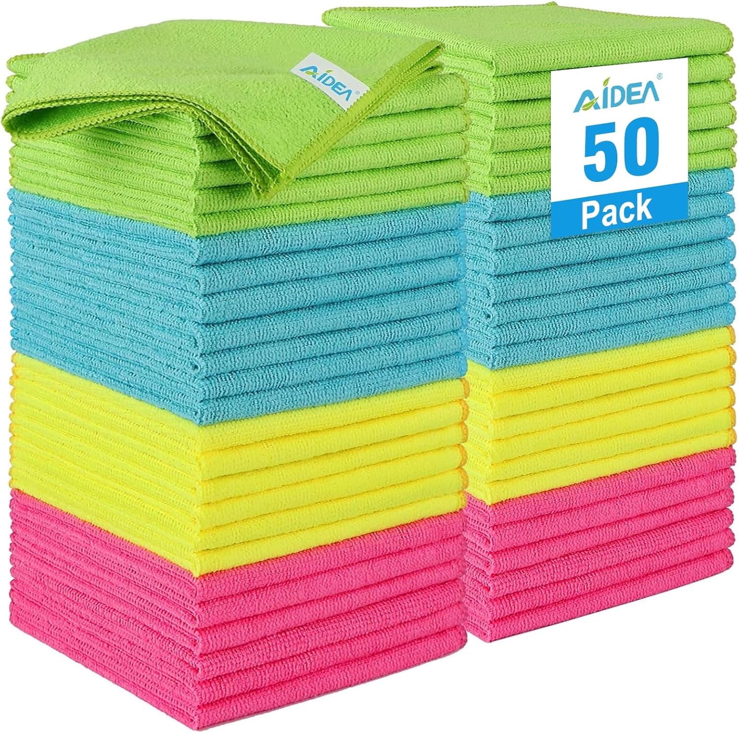Detalle de AIDEA Microfibre Cloth 12 pack, 30 x 30 cm