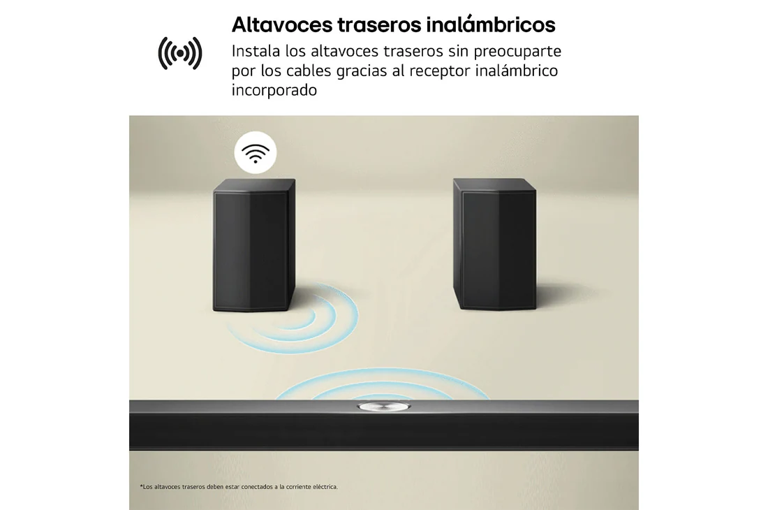 Detalle 1 de LG S60TR Barra de sonido 440W 5.1 con subwoofer