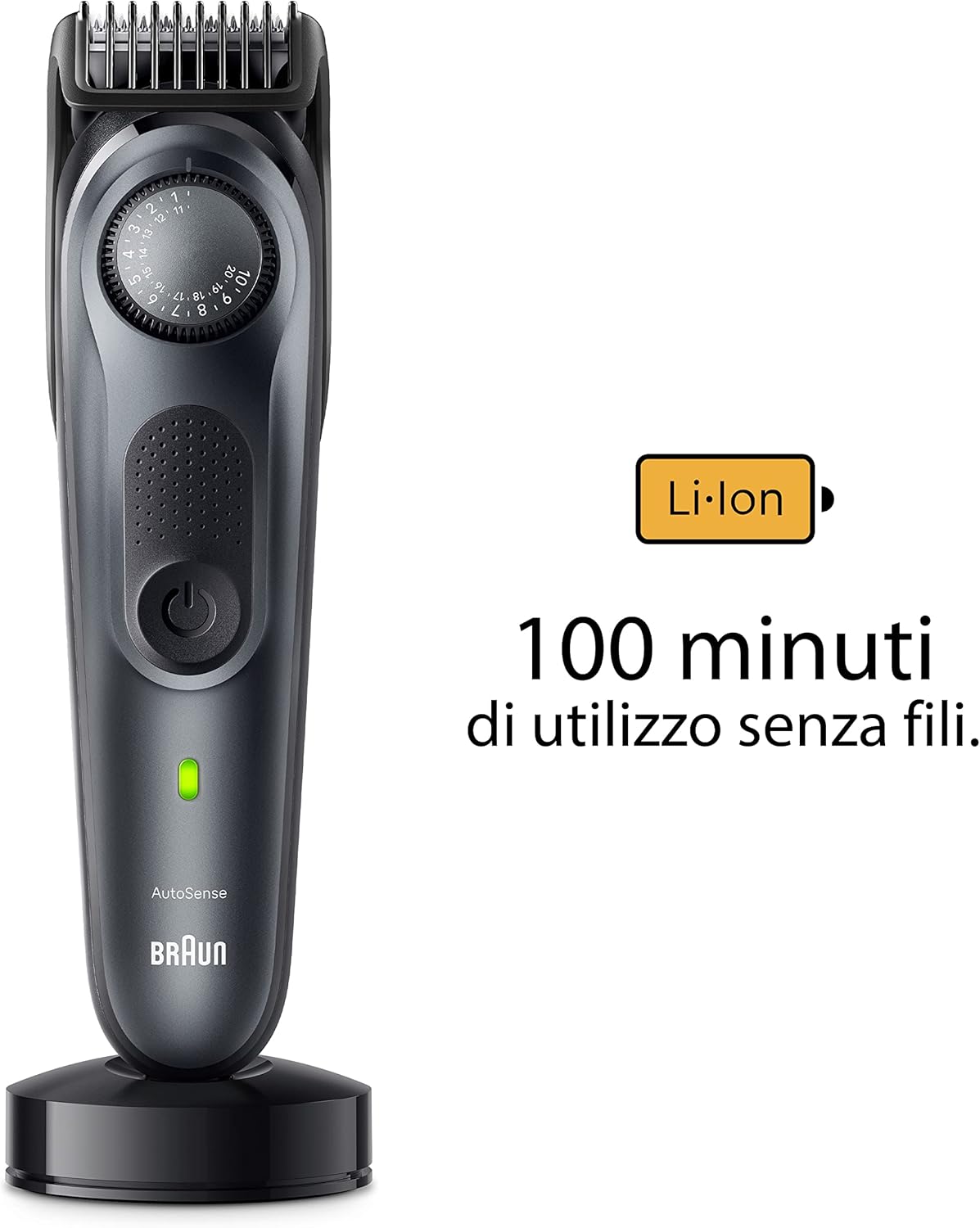 Thumbnail 6 de Braun Series 7 regolabarba uomo e rasoio elettrico BT7441 Nero con ProBlade e 40 lunghezze