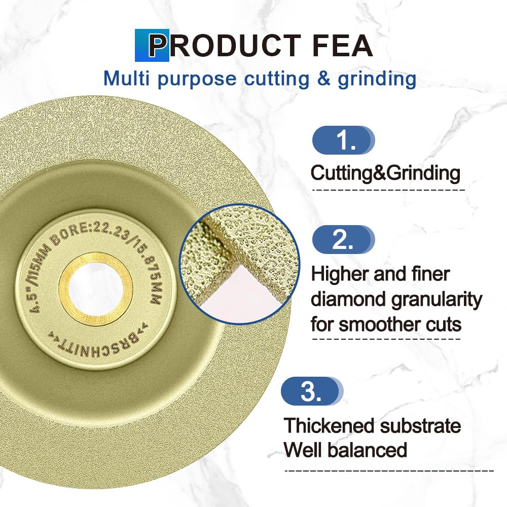 Detalle de BRSCHNITT Diamond Grinding Cup Wheel 125 mm