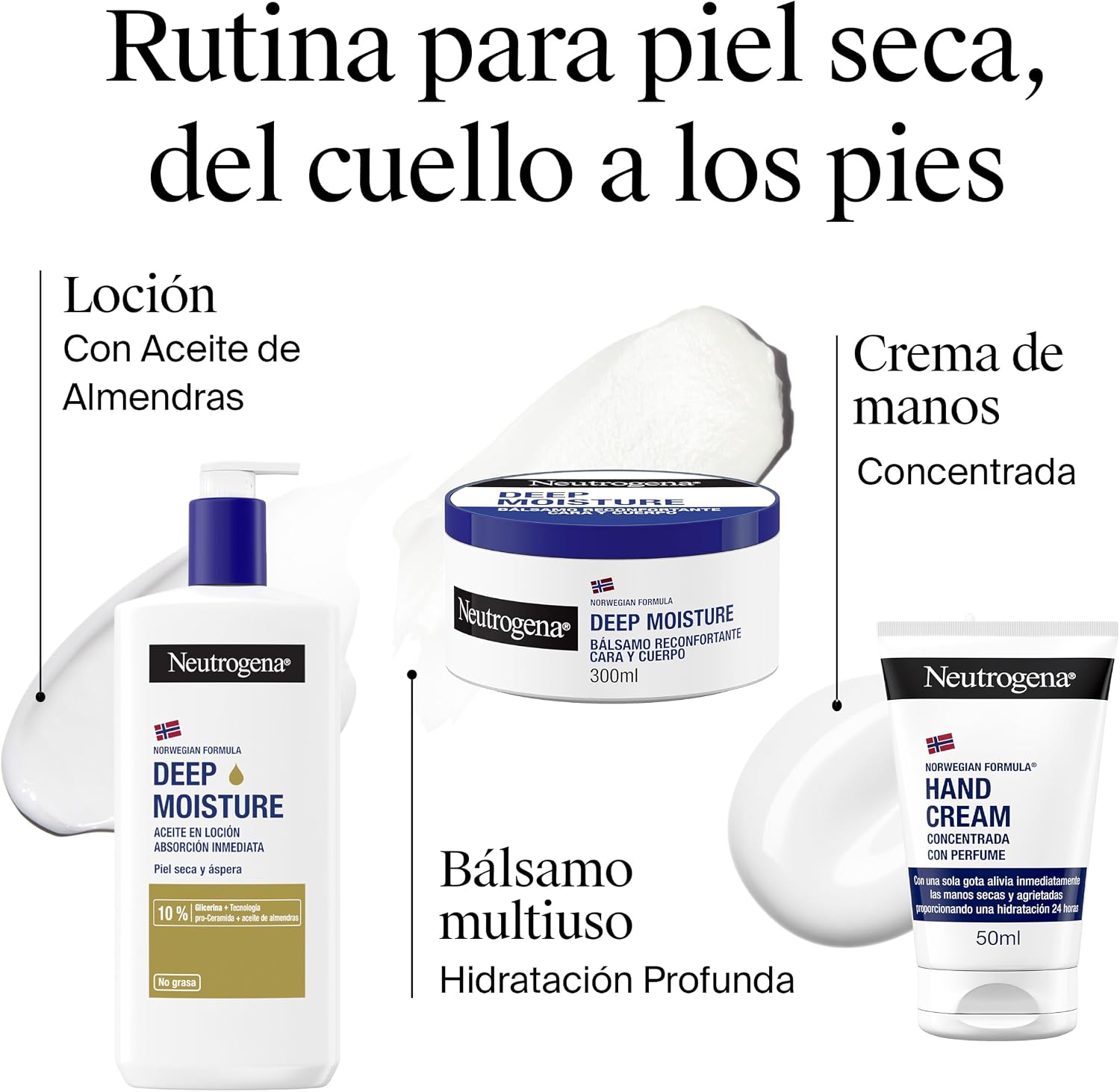 Thumbnail 6 de Neutrogena Formula Norvegese Crema Corpo per pelle secca 400 ml: idratazione profonda e assorbenza rapida
