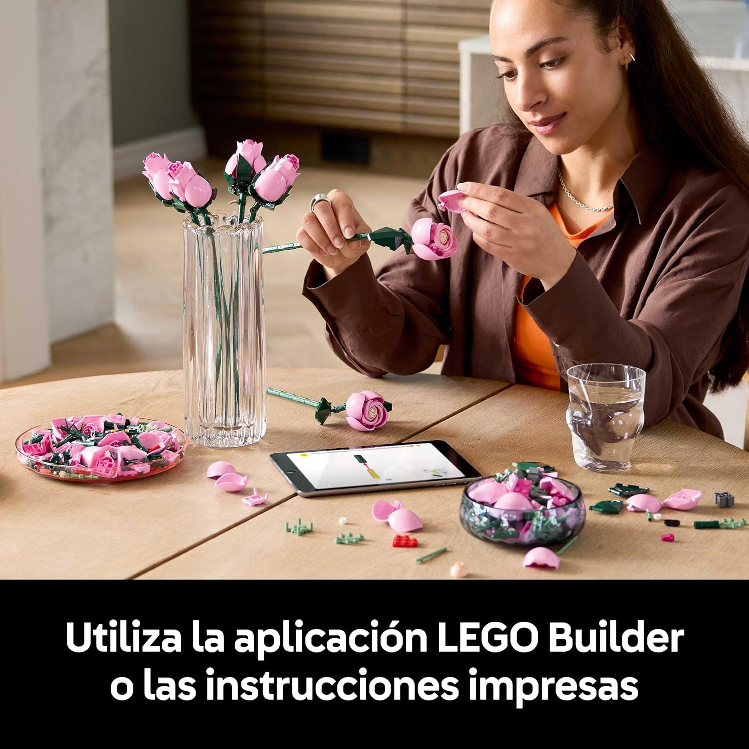 Thumbnail 6 de LEGO 10374 Ramo de Rosas Rosadas