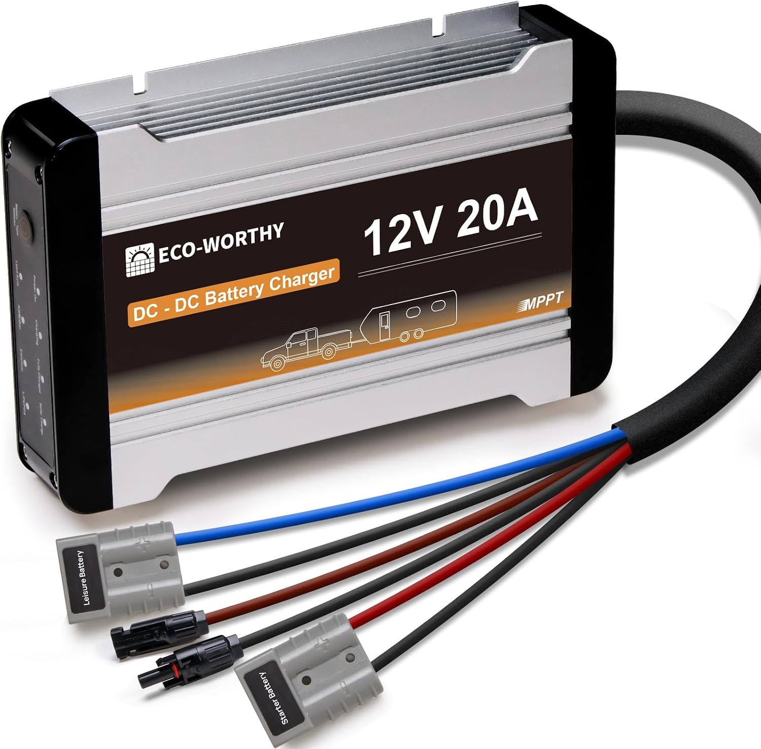 Detalle de ECO-WORTHY 12V 20A DC-DC Charger with MPPT Controller