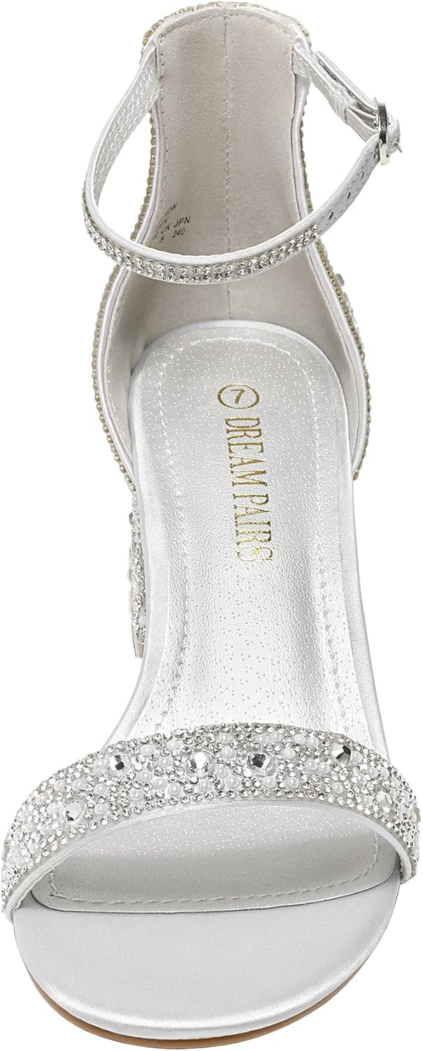 Thumbnail 4 de DREAM PAIRS Women’s Low-Chunk Low Heel Pump Sandal with Adjustable Ankle Buckle