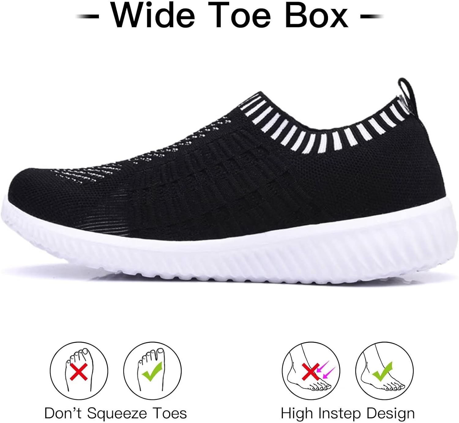 Thumbnail 5 de TIOSEBON Ladies Breathable Mesh Running Shoes: Lightweight, Everyday Trainers for Walking