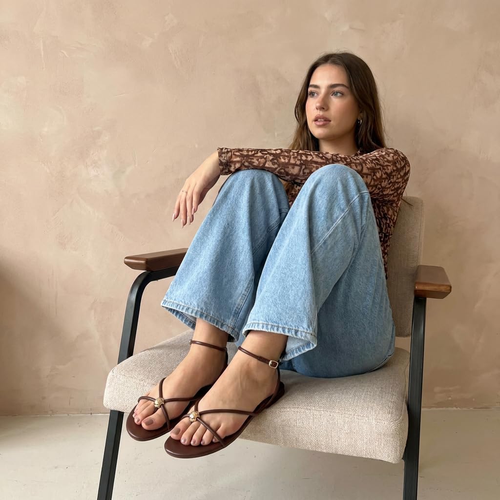 Thumbnail 5 de CUSHIONAIRE Tory Strappy Flat Sandals for Women