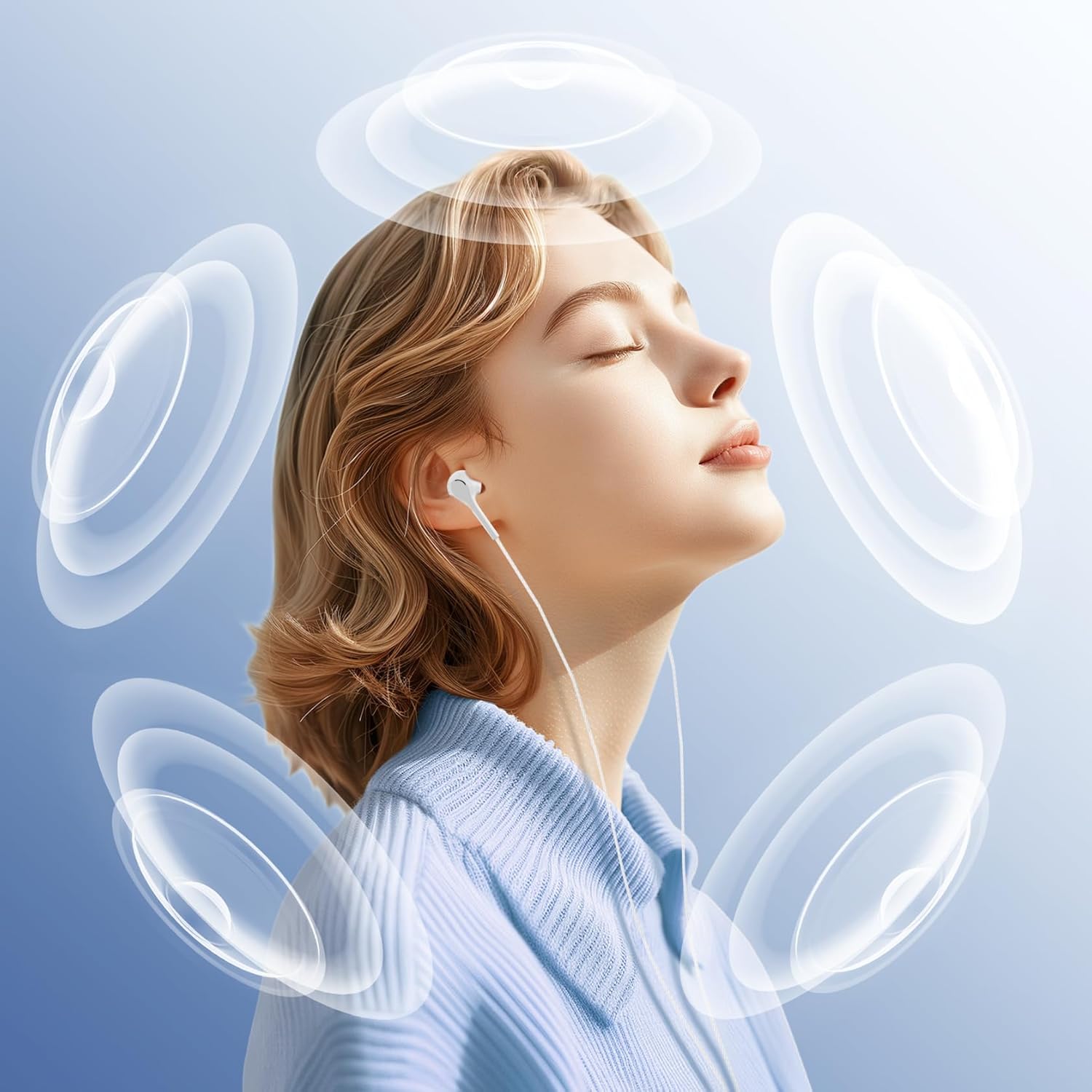Thumbnail 3 de Jogteg Earbuds 5-pack Wired Earphones
