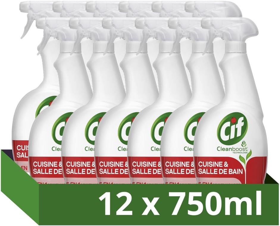 Detalle de CIF Spray nettoyant 5 en 1 750 ml