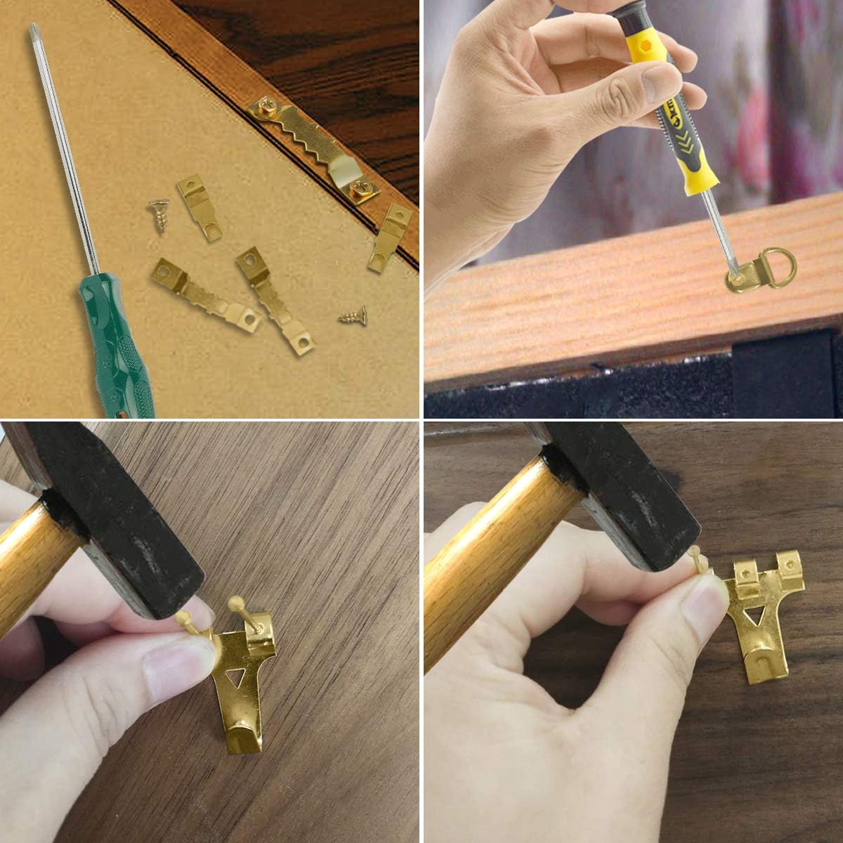 Thumbnail 5 de 250pcs Picture Hooks Hanging Kit with D‑rings