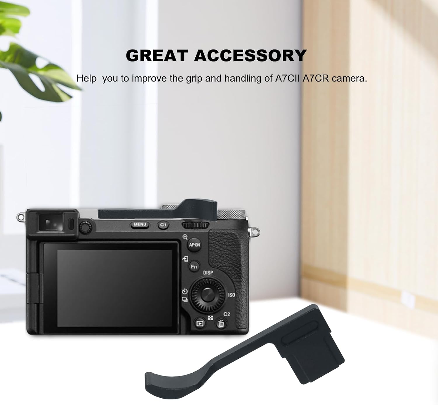 Detalle 2 de Aisnyho A7CII A7CR Thumb Grip for Sony A7CII