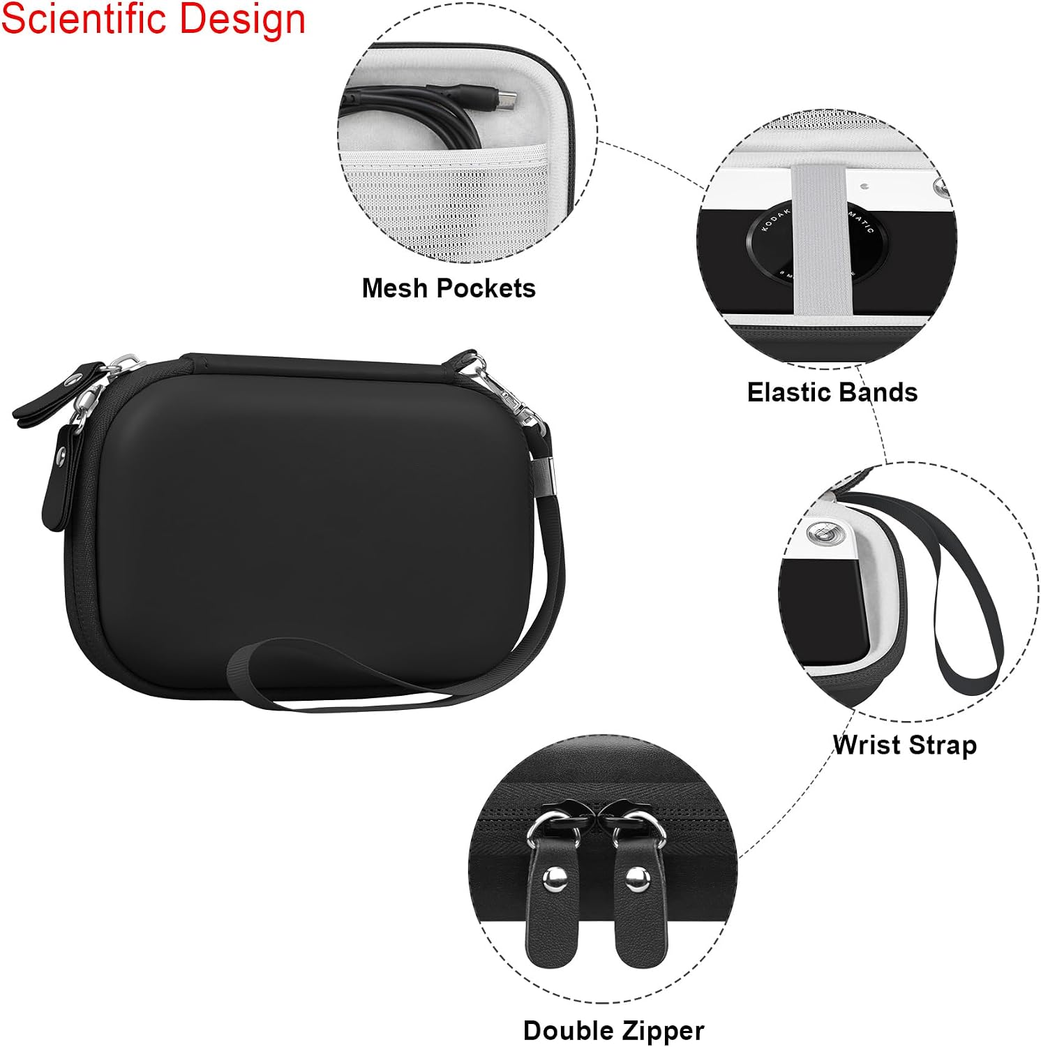 Detalle 2 de Elonbo Camera Carrying Case for Kodak Printomatic, grey