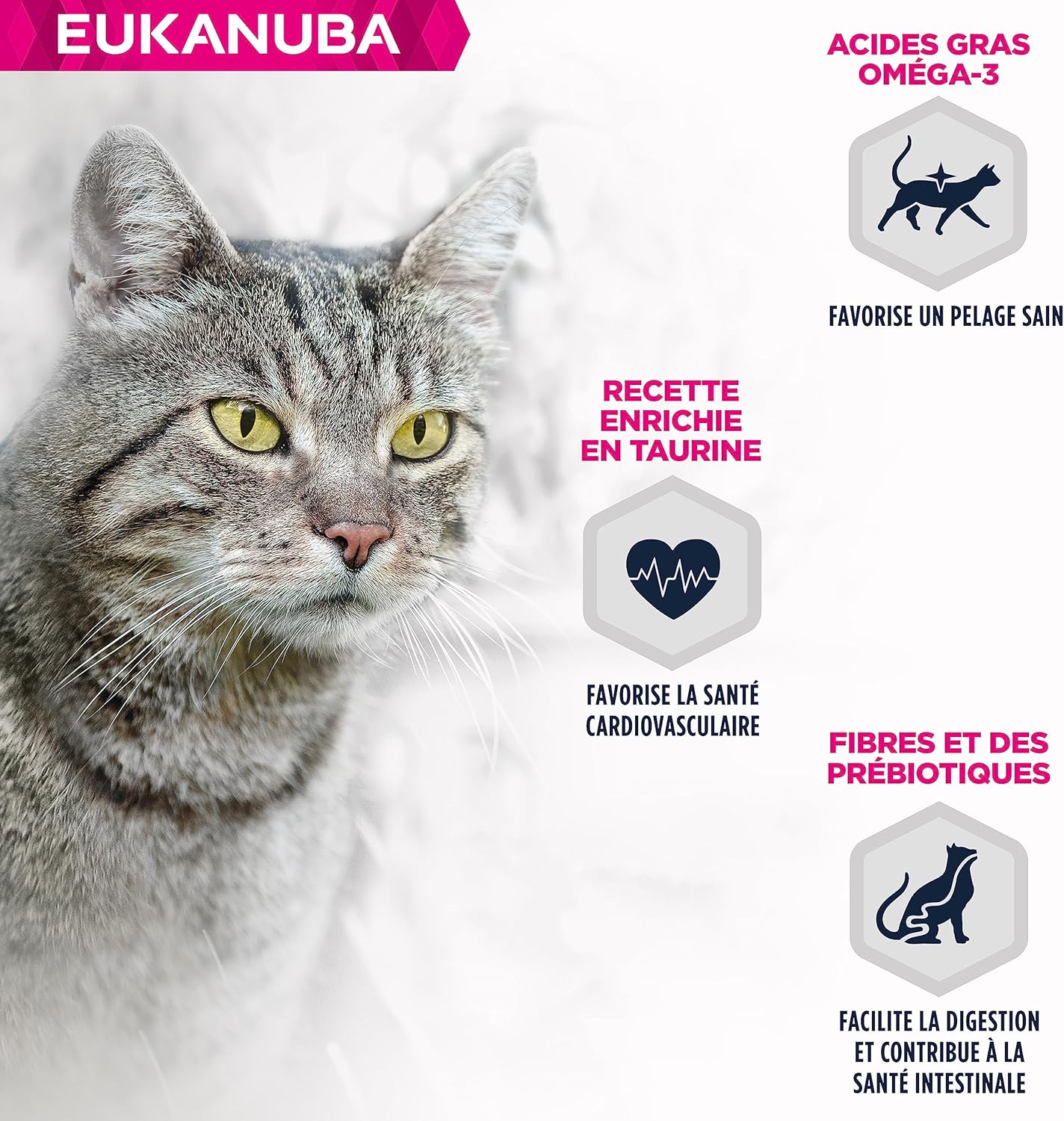 Thumbnail 3 de EUKANUBA Grain Free Croquettes pour Chat Senior au saumon – 10 kg