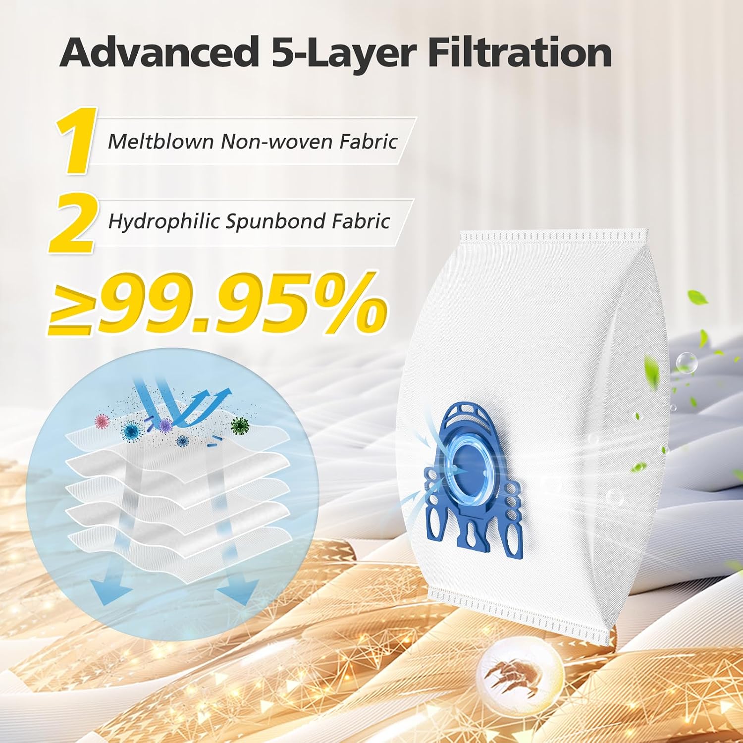 Thumbnail 3 de Hoover 9917730 GN vacuum bags 12-pack 🧹