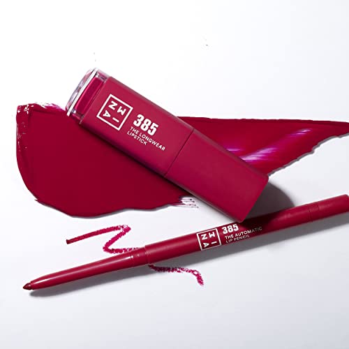 Thumbnail 5 de 3INA The Longwear Lipstick 385 – Rouge à lèvres Bourgogne
