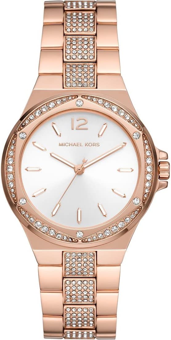 Thumbnail 5 de Michael Kors Lennox Orologio da Donna – Movimento Quarzo, Cassa in Acciaio Rosa e Cinturino in Acciaio Inossidabile