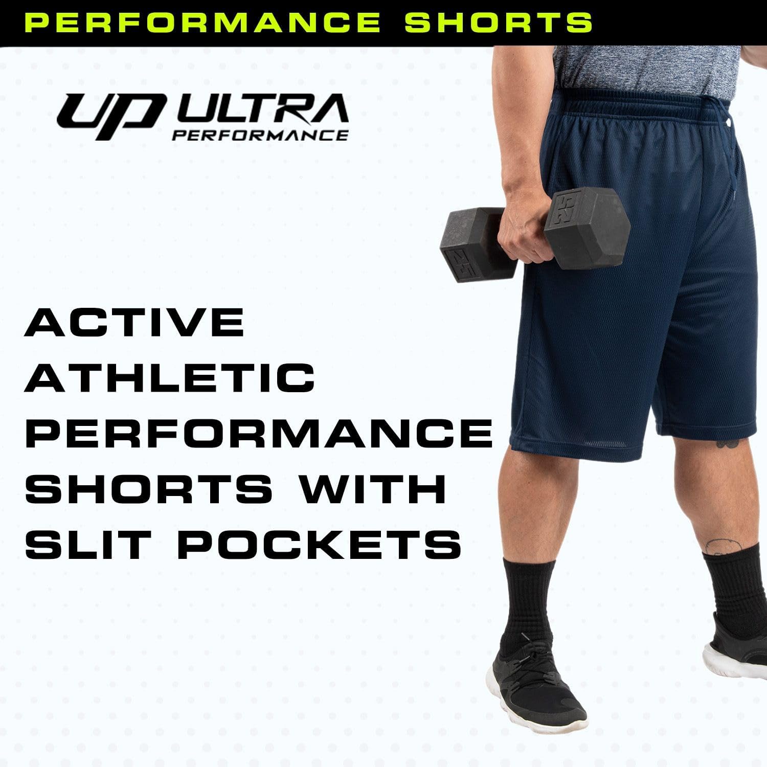 Thumbnail 3 de Ultra Performance 5-Pack Men’s Athletic Gym Shorts (SM–5X)