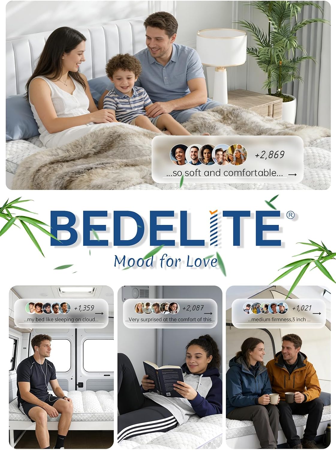 Thumbnail 6 de BEDELITE King Mattress Topper