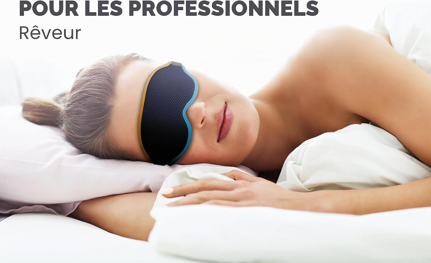 Thumbnail 3 de NUYX Masque de sommeil 3D Eclipse Black : obscurcissement total et confort premium