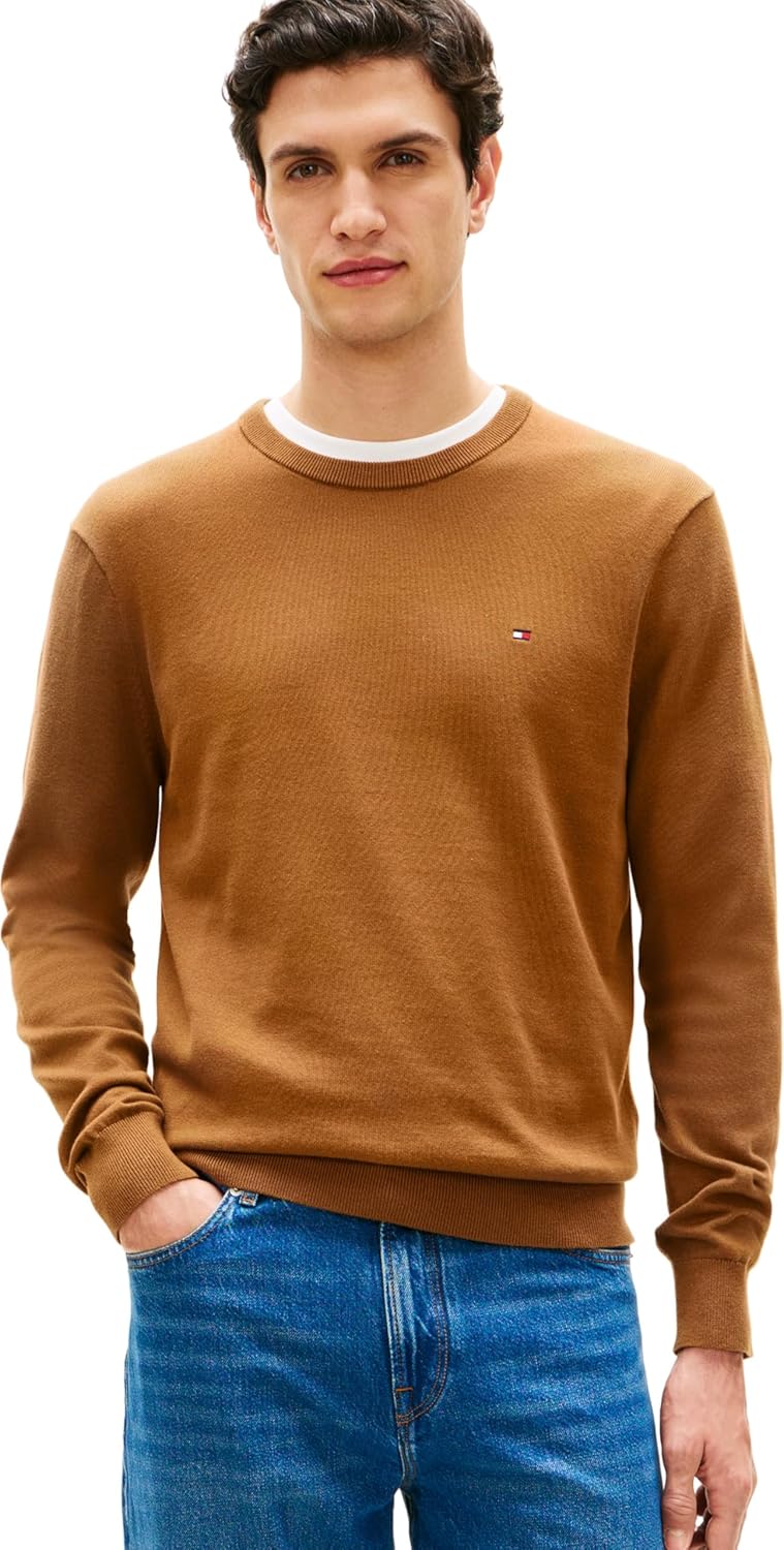 Detalle de Tommy Hilfiger Pullover Essential Cotton Rundhals