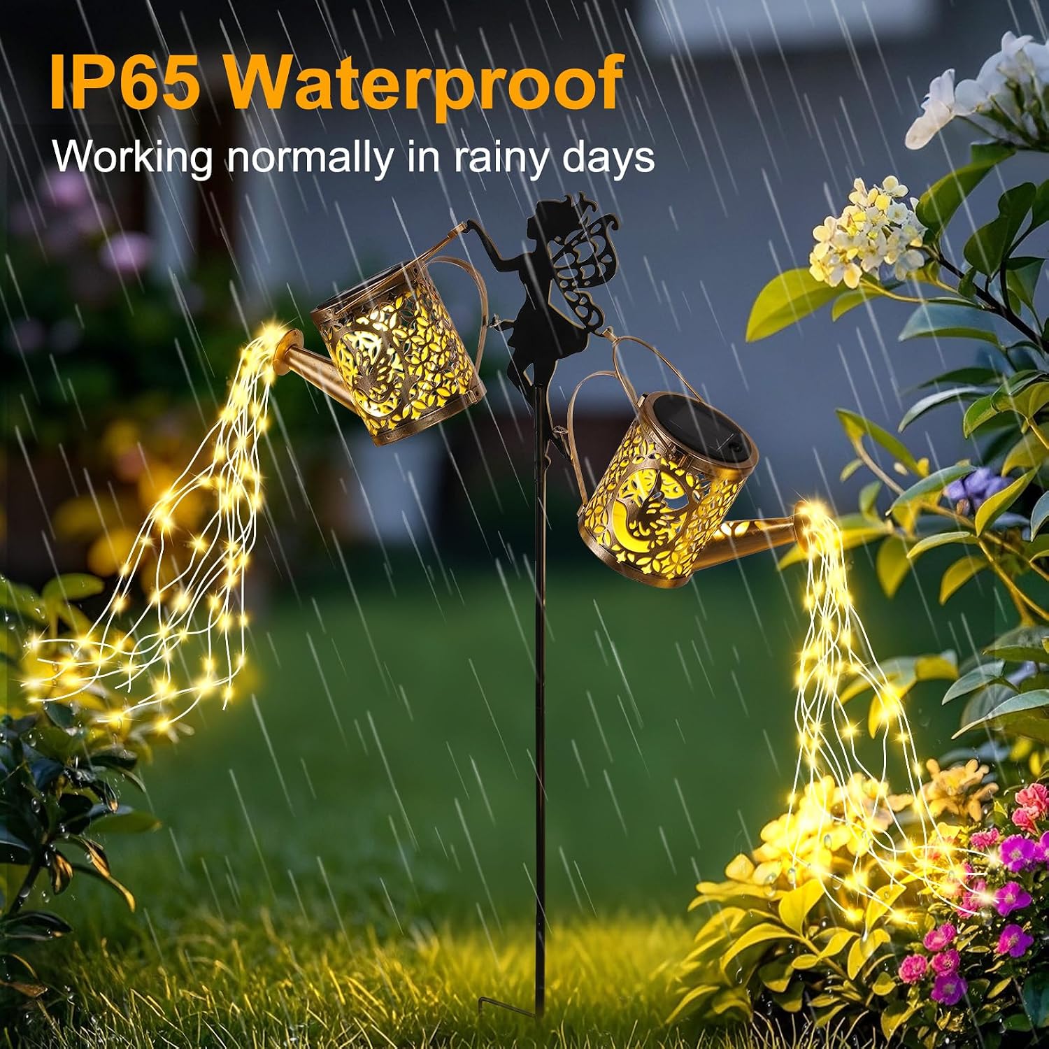 Detalle de ZKLiLi solar watering can lights IP65