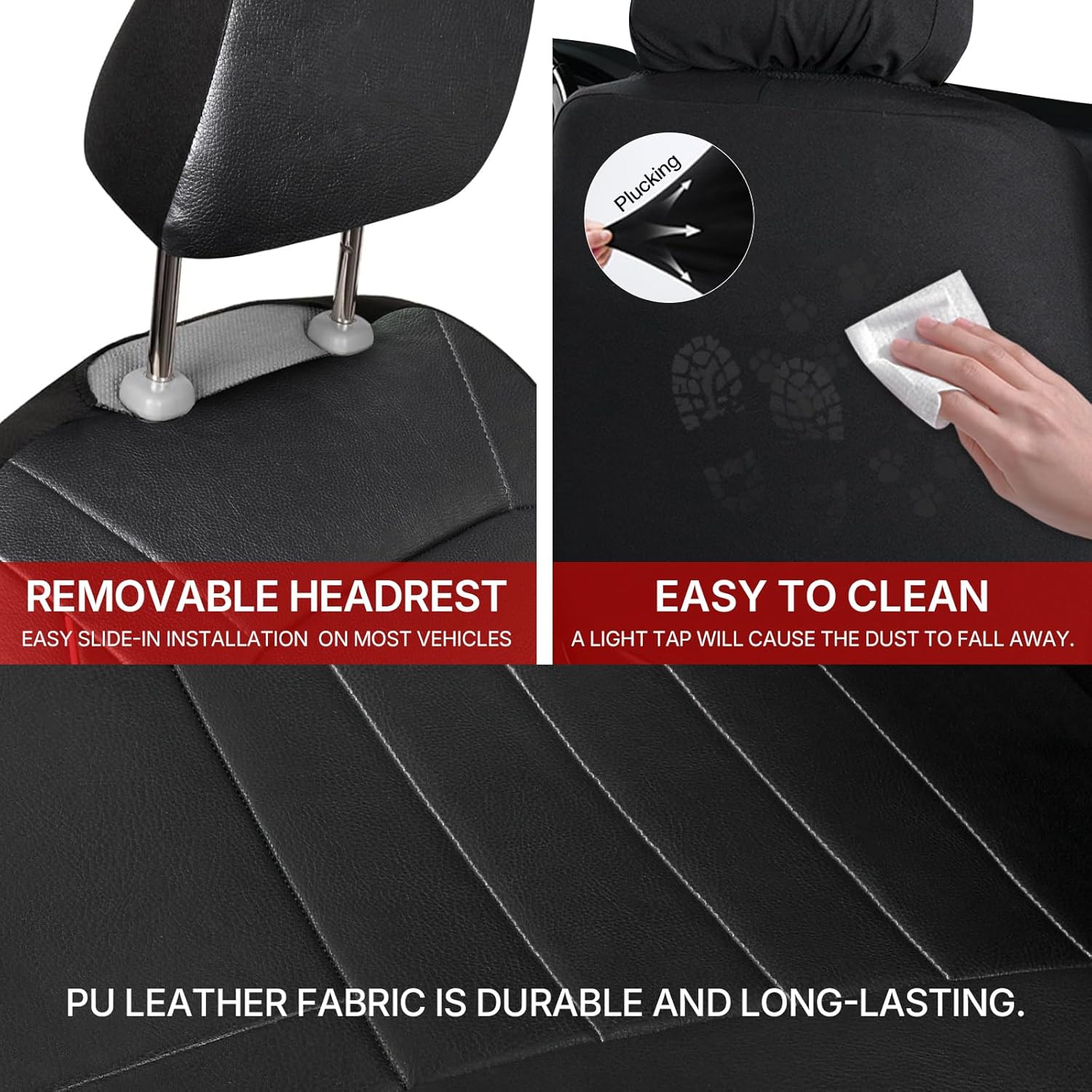 Thumbnail 4 de Universal front car seat covers 1 pair