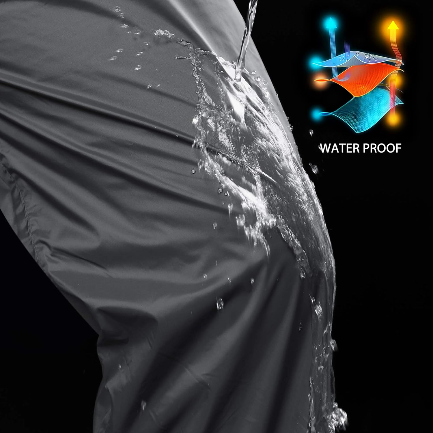 Detalle de 33,000ft wasserdichte Regenhose für Herren 5000mm