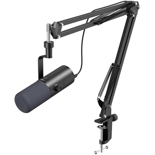 Detalle de TONOR Dynamisches Podcast-Mikrofon für Studio: Vielseitig mit USB & XLR, drei Klangmodi und KI-Rauschunterdrückung