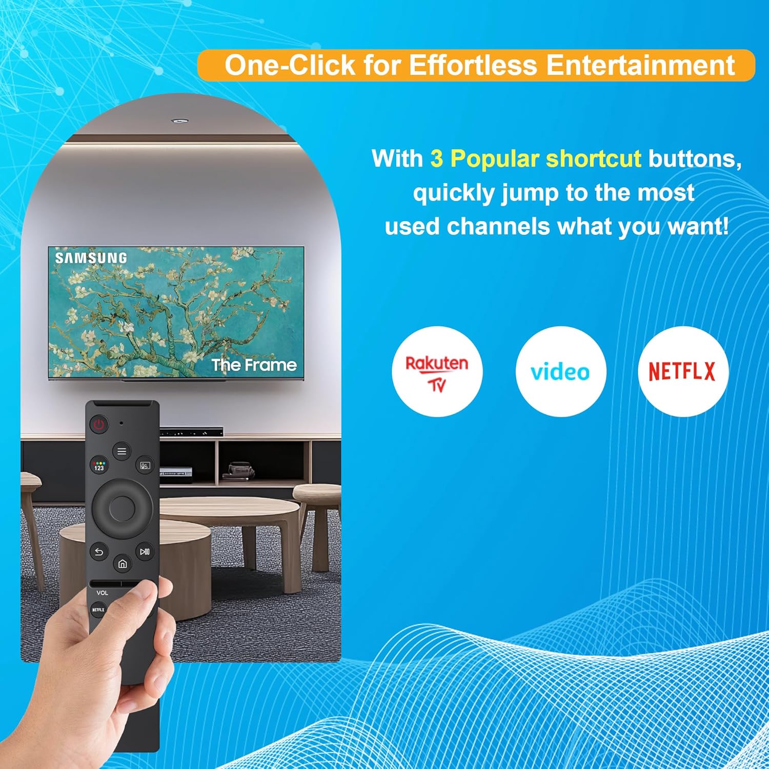 Thumbnail 3 de ZYK Pack of 2 Universal Samsung TV Remote
