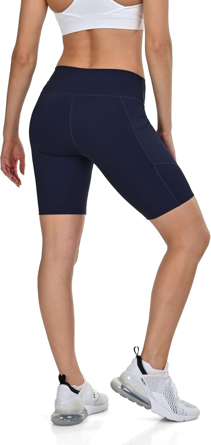 Thumbnail 6 de TCA Pantaloncini da Yoga a Vita Alta da Donna – Pantaloncini Biker Morbidissimi con Controllo Pancia e Tasche Laterali per Corsa, Palestra e Allenamento