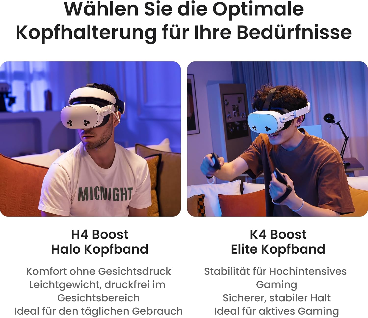 Thumbnail 5 de KIWI design H4 Boost Head Strap mit Akku – kompatibel mit Meta Quest 3/3S