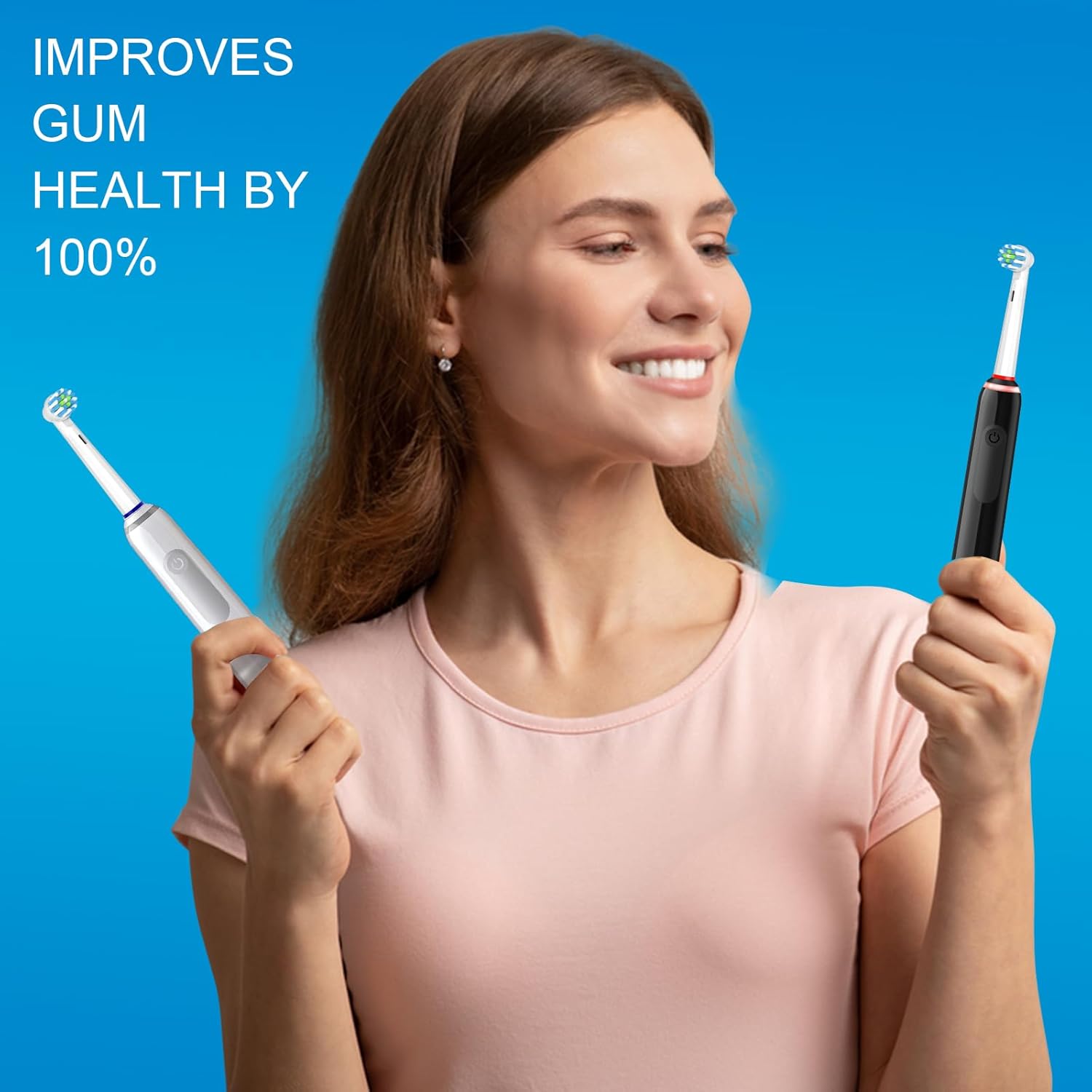 Thumbnail 5 de Cellena 8-Pack Replacement Toothbrush Heads for Oral-B Pro 1000, Genius X, Smart 1500 (Not for iO) – Medium-Soft Bristles