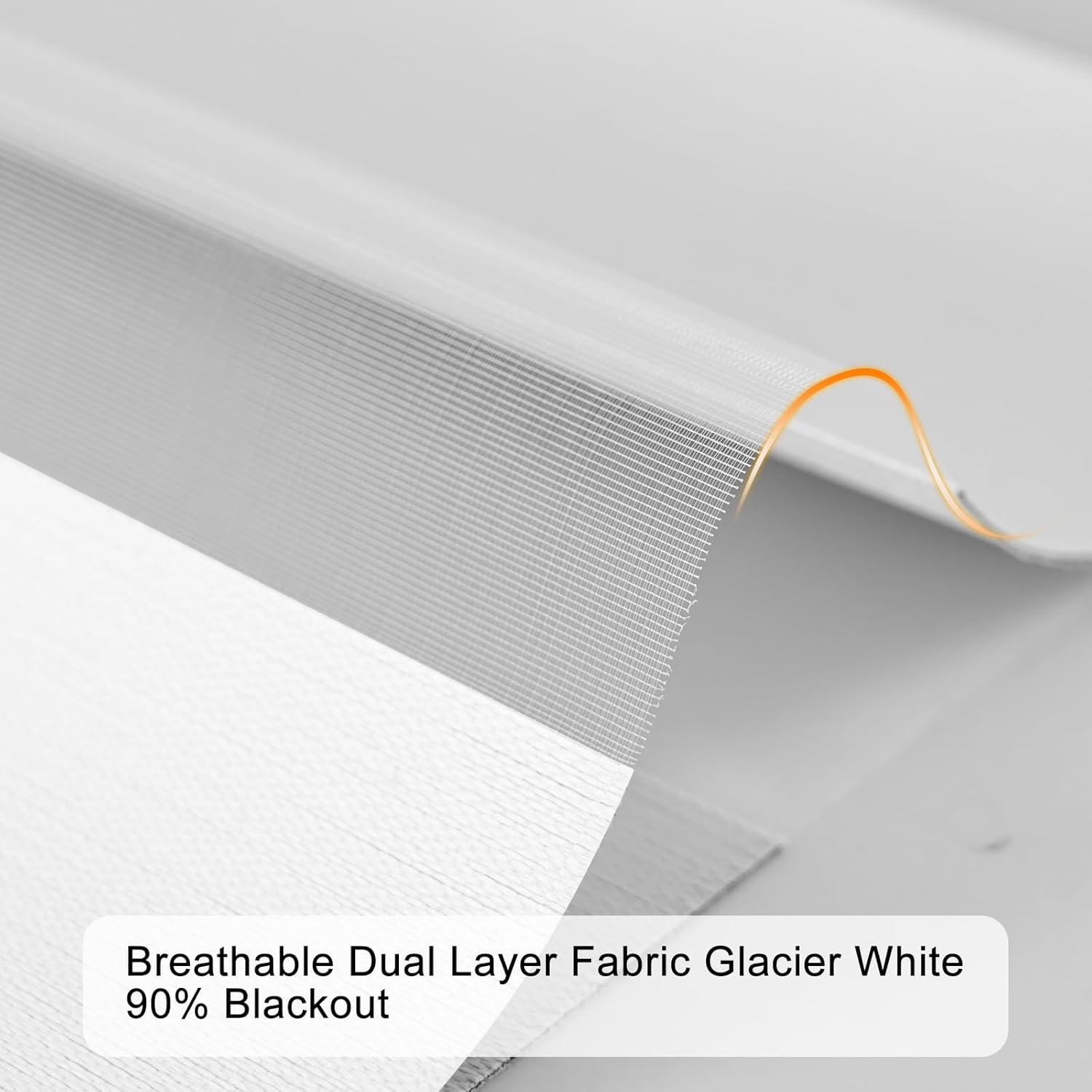 Detalle 2 de Persilux Blackout Zebra Blinds 17" x 64"