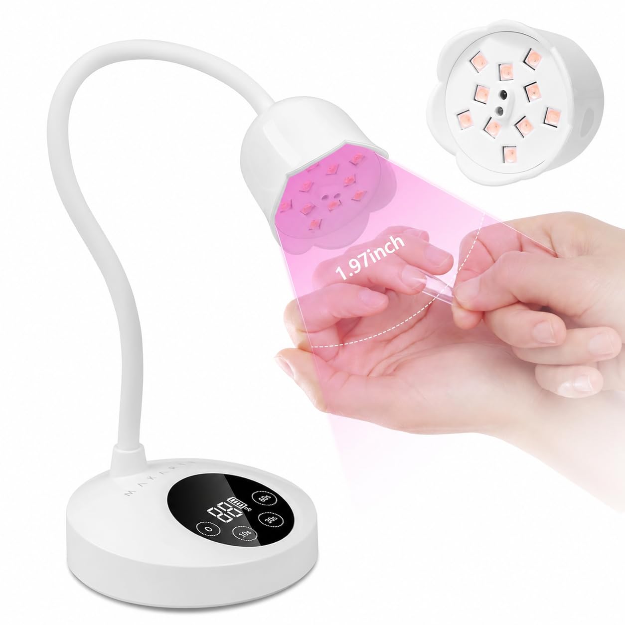 Makartt UV Nail Lamp 30mW/cm² 💅