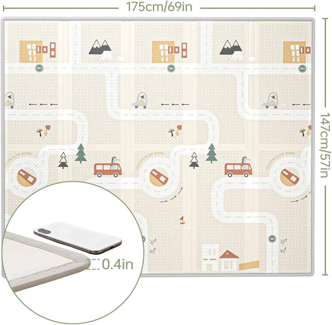 Detalle 2 de BG-BABYGO Baby Play Mat 147x177 cm