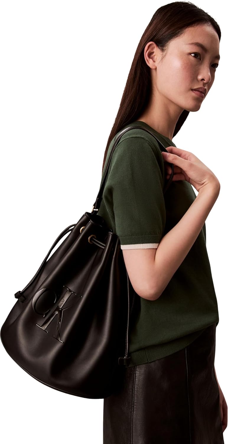 Thumbnail 2 de Calvin Klein Damen Bold CK Large Bucket Bag LV04F3232G Beuteltasche – authentisch, vielseitig einsetzbar
