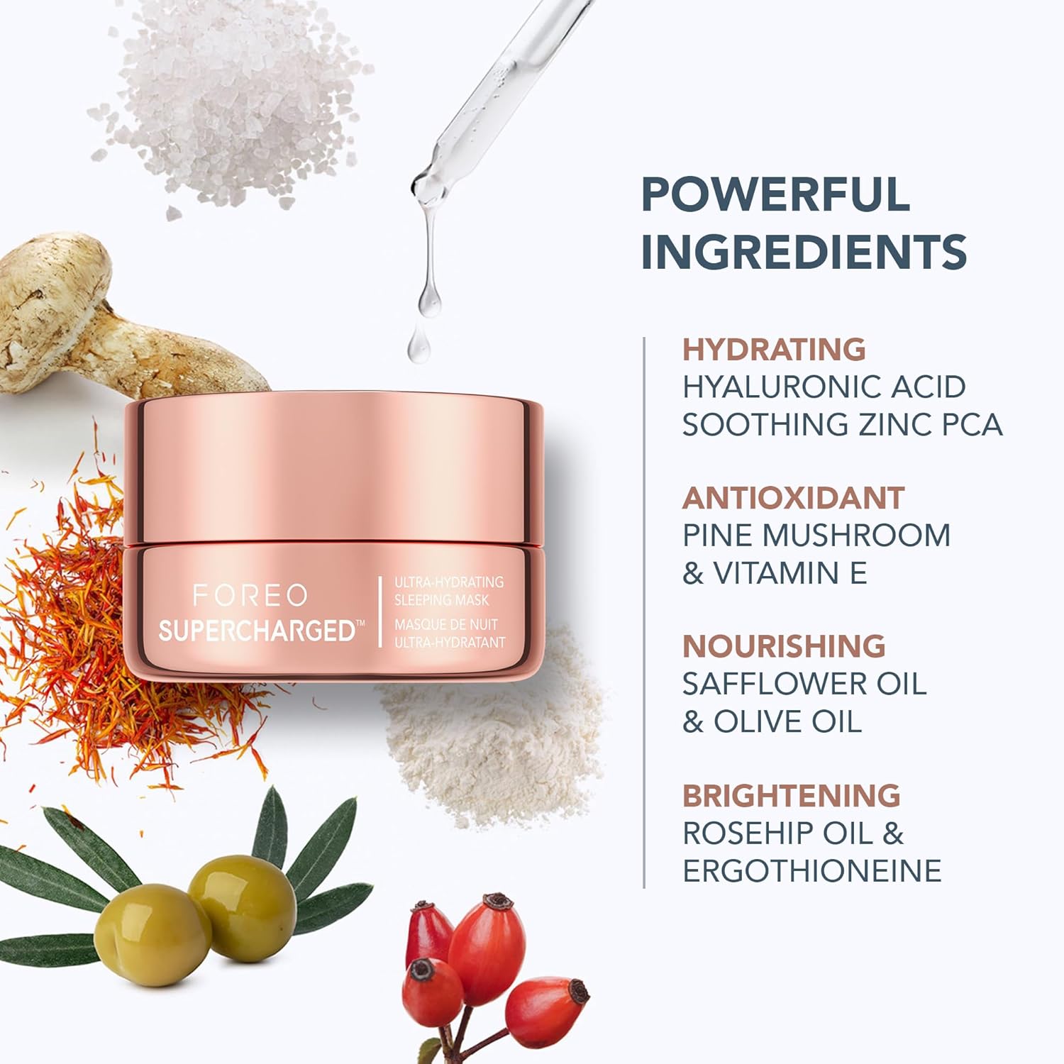 Thumbnail 6 de Set FOREO Hyper Hydra UFO 3 con UFO 3, 14 maschere viso, termoterapia/crioterapia e maschera notte idratante