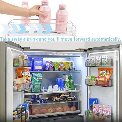 Detalle de NBBENG Automatic Can Dispenser for Fridge (5 Rows)